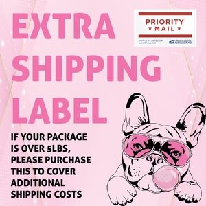 Listing For Live Show-Extra Shipping Label